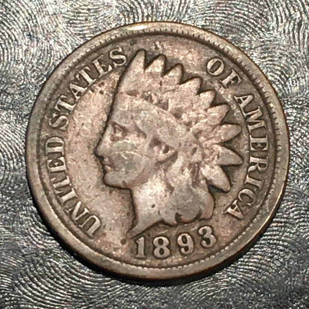 1893 Indian Cent - High Quality Scans #J670