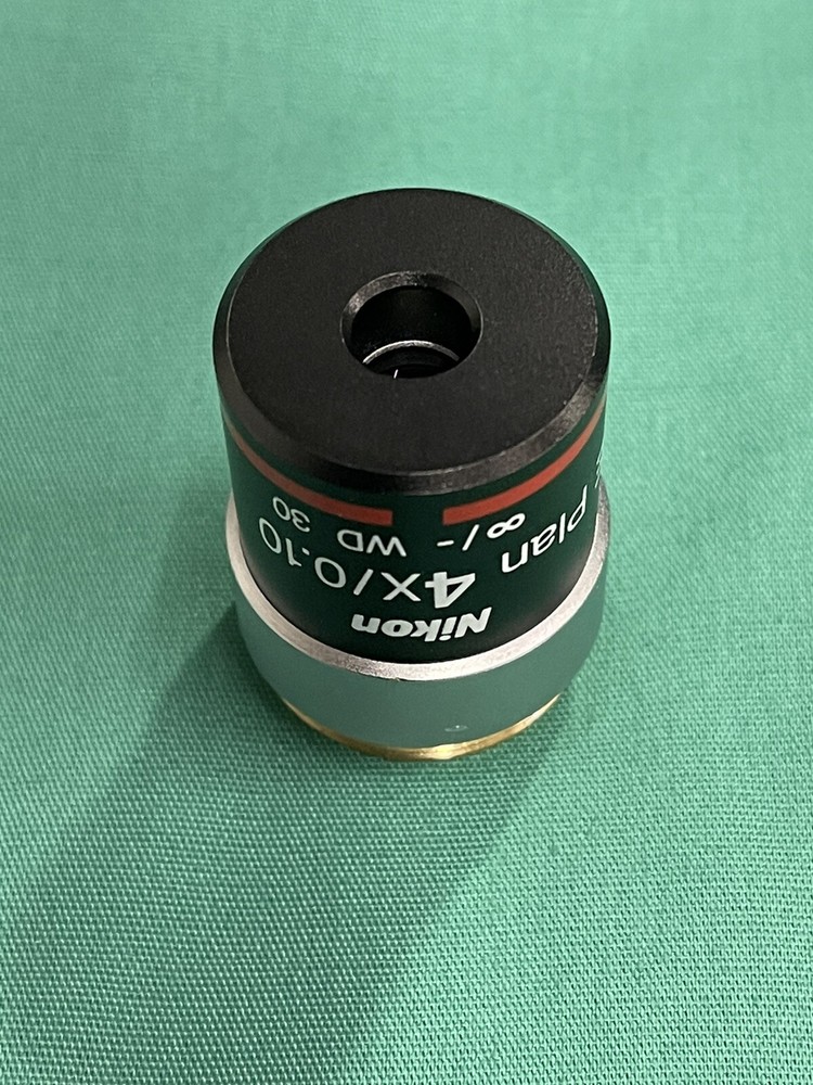 Nikon E Plan 4X/0.10 ♾/ - WD 30 Microscope Objective