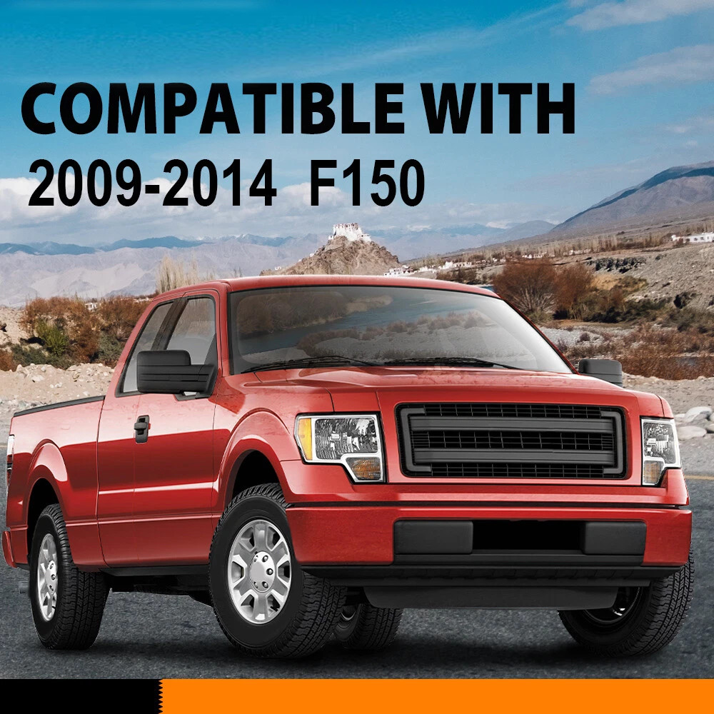 Front Bumper Guards Inserts Pads Caps Pair LH+RH For Ford F150 F-150 2009-2014