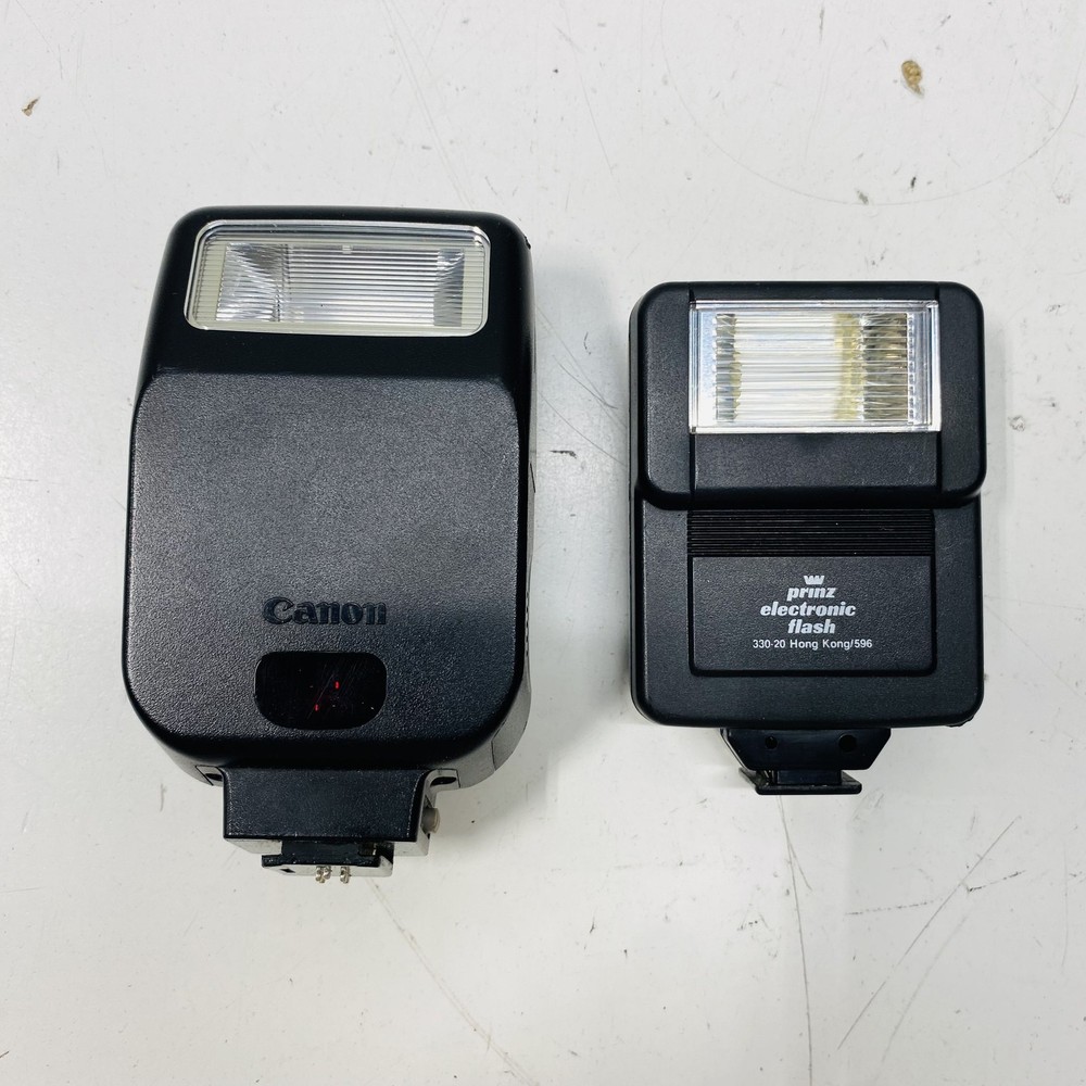 Lot of 9 Assorted Camera Flashes