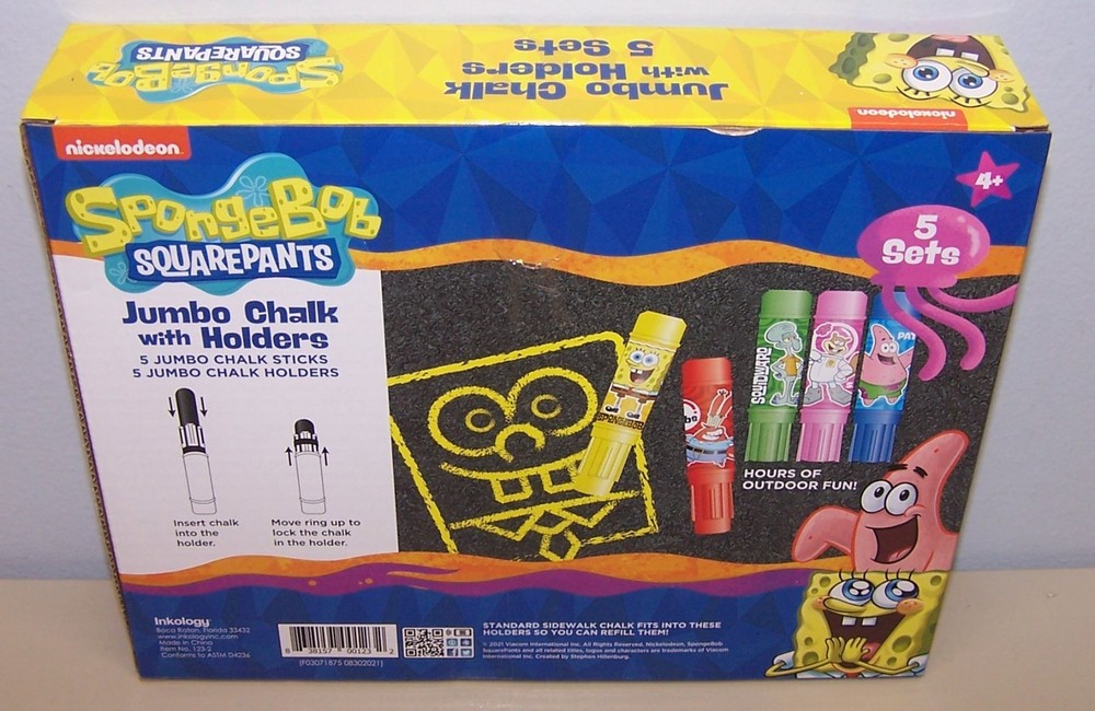 Spongebob Squarepants Jumbo Chalk Set