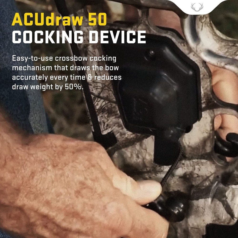 ACUdraw 50 Cocking Device - Reduces Draw Weight by 50% - Built-in Cocking Device