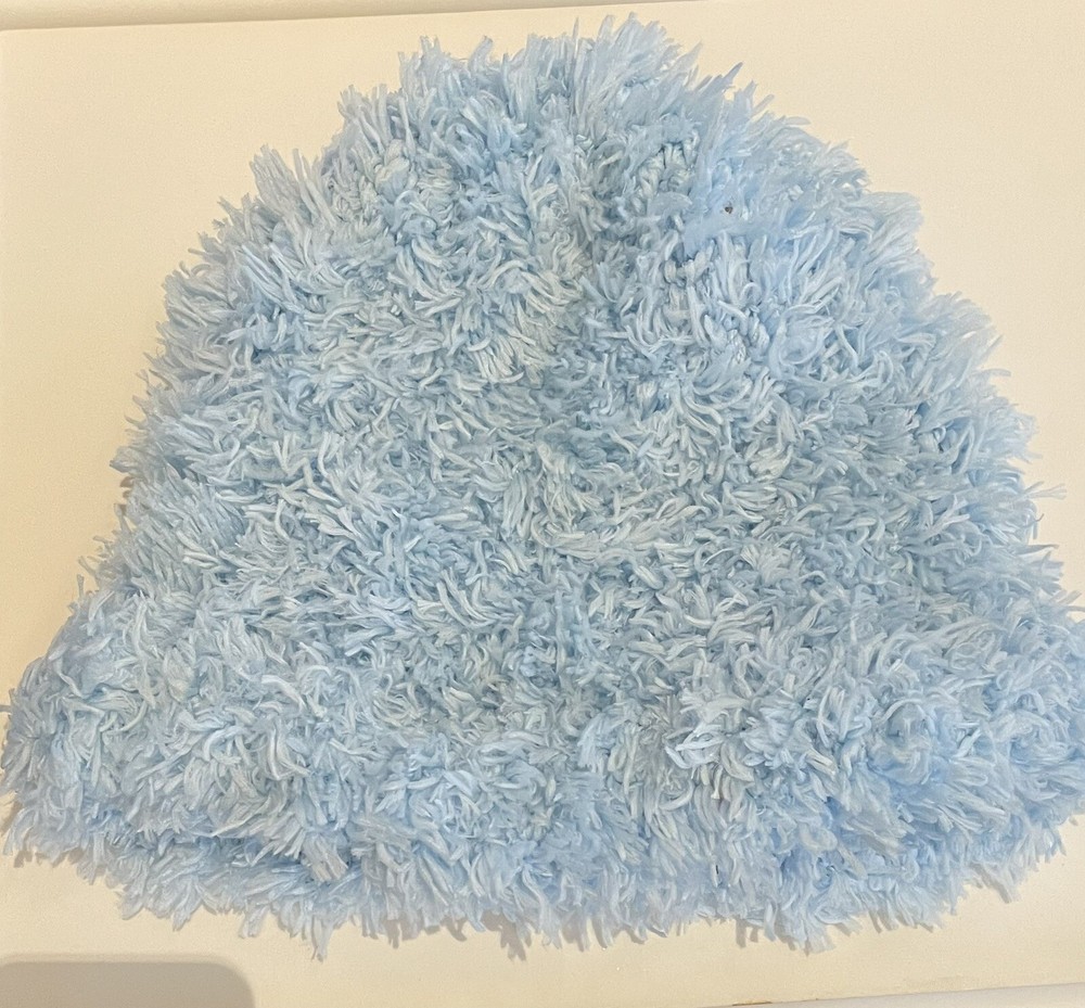 Hand Knitted Hat. Light Blue