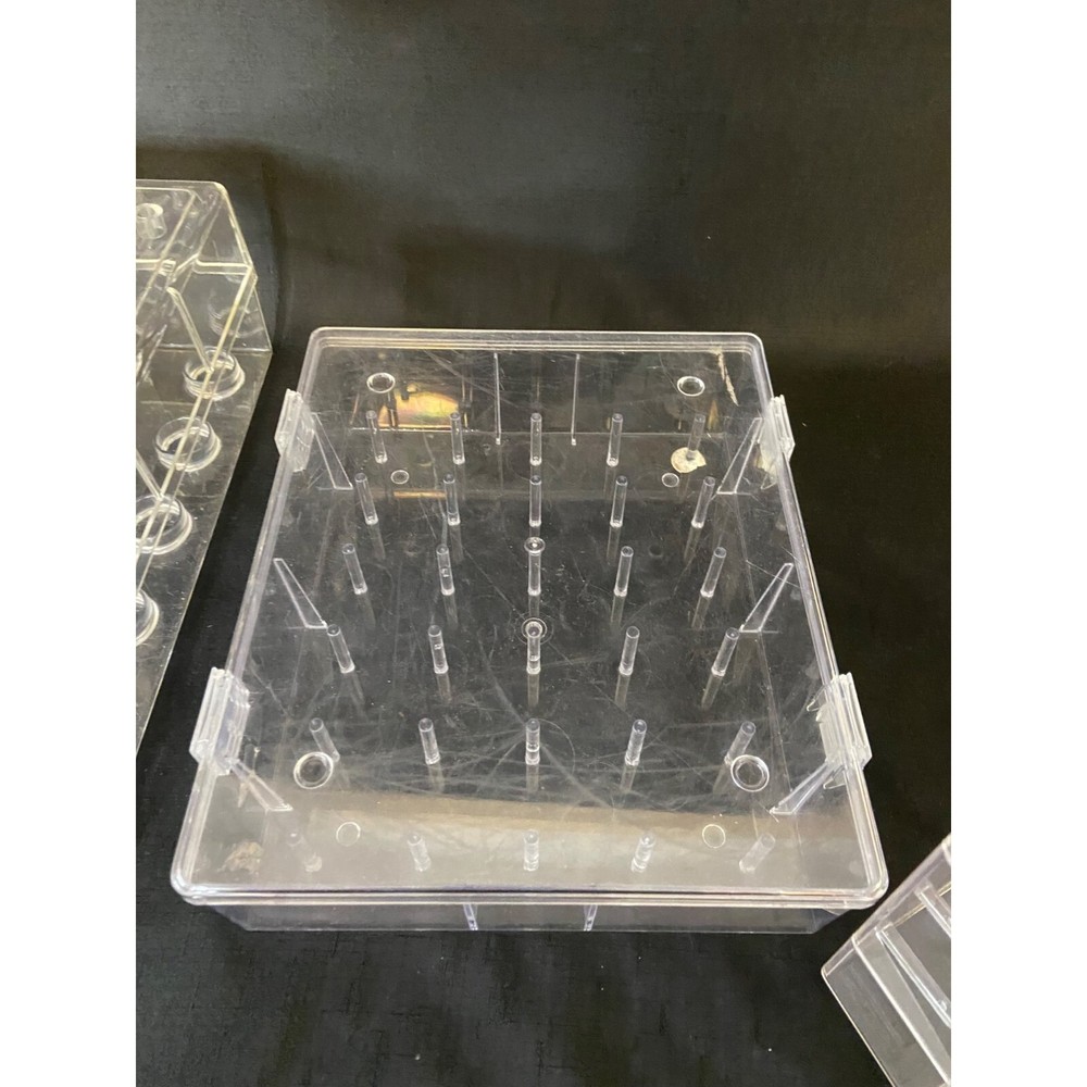 Large Plastic Sewing Thread Holder Case Boxes set of 3