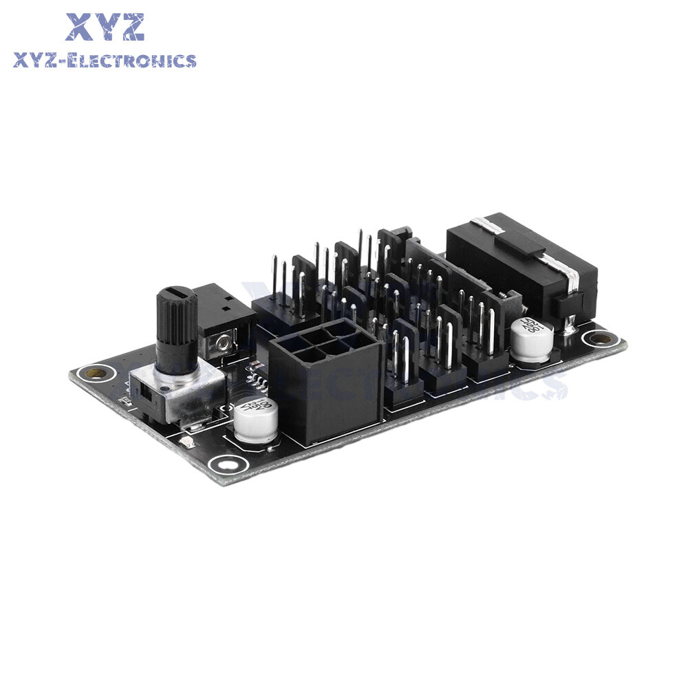 Computer Chassis PWM Violent Fan Speed Controller 9-Channel Fan Hub Controller