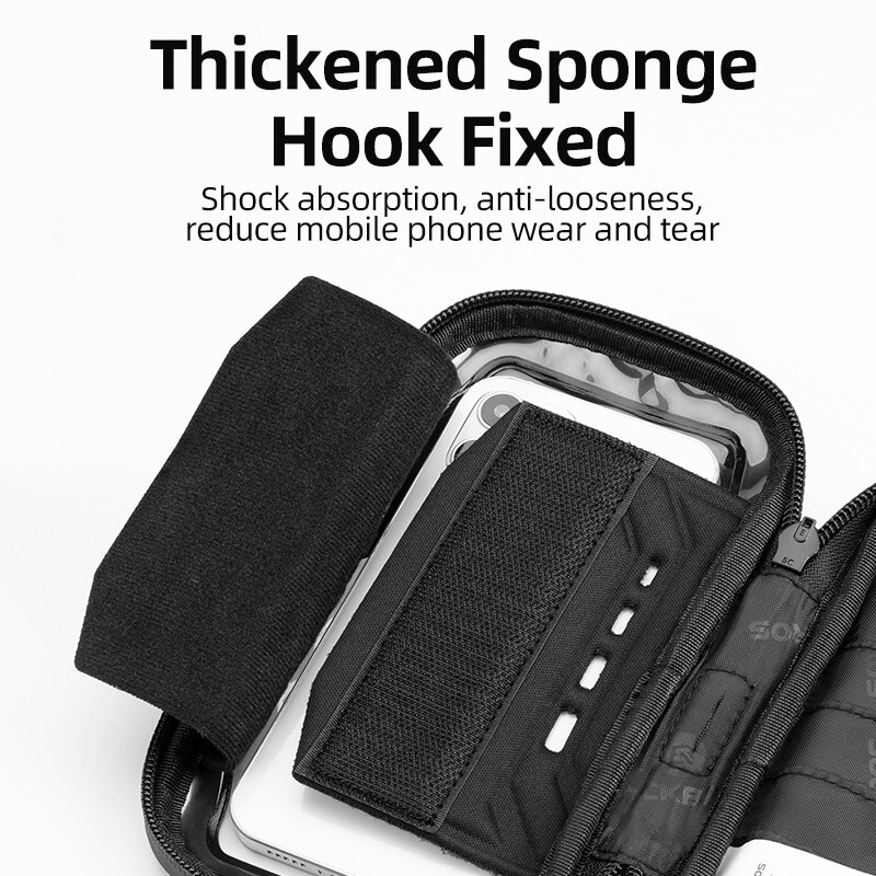 360 Rotation Motorcycle Bicycle Bike Handlebar Cell Phone Mount Holder Bag Case