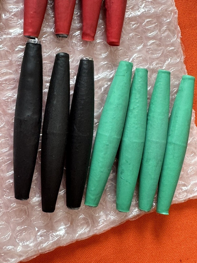 INLINE PREDATOR , DEAD BAIT Weights X 3 Rubber Coated 2.5oz Each, PIKE