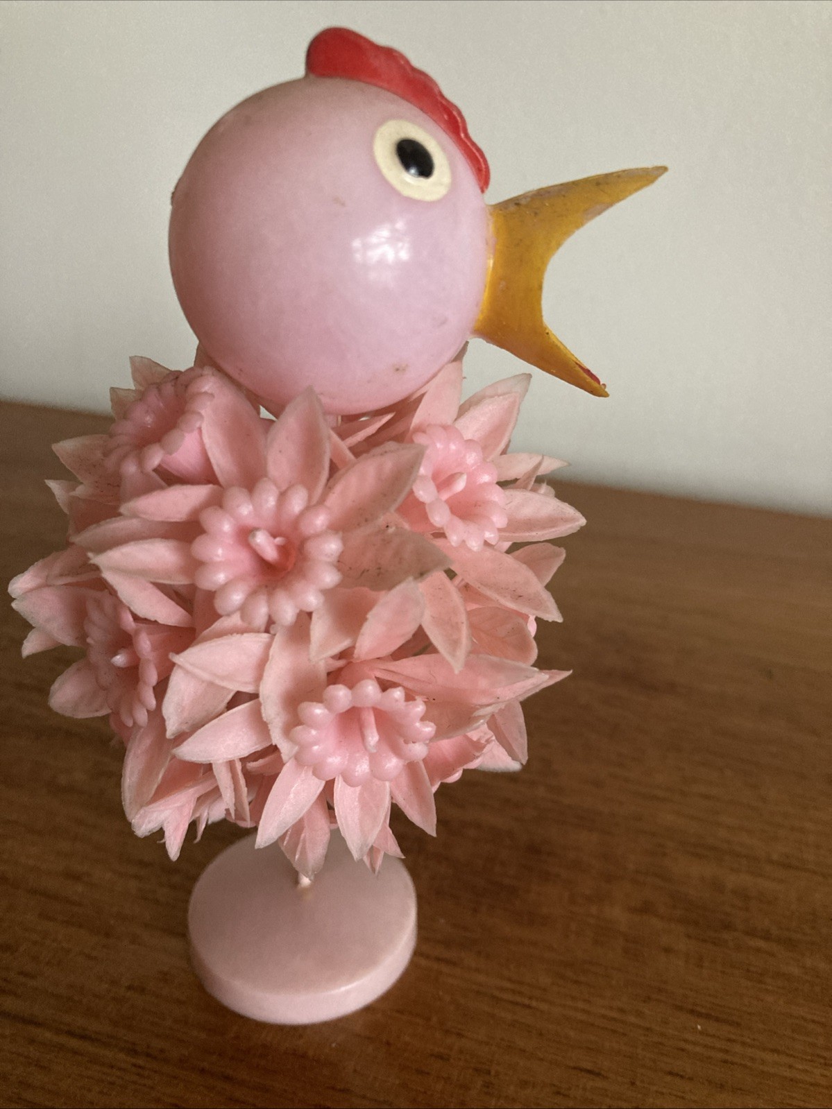 vintage mid century plastic Easter chick, Hong Kong