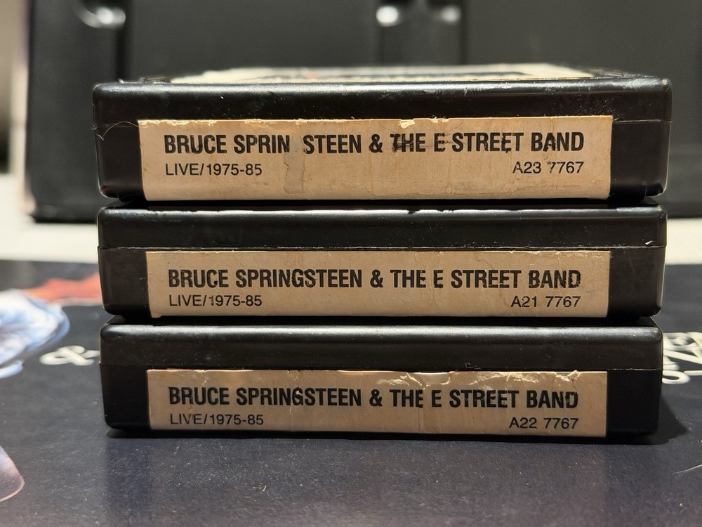Bruce Springsteen Live 1975-85 RARE 8-Track Version READ