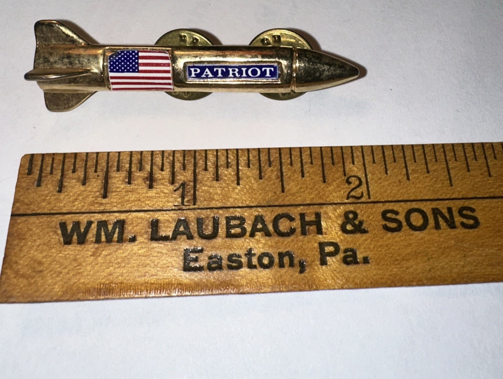 Patriot Missile Flag Pin