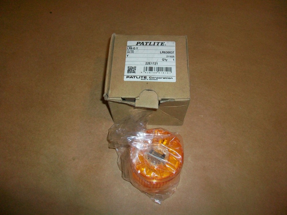 PATLITE LR6-E-Y LED Beacon Light Module 24V DC  NEW IN BOX
