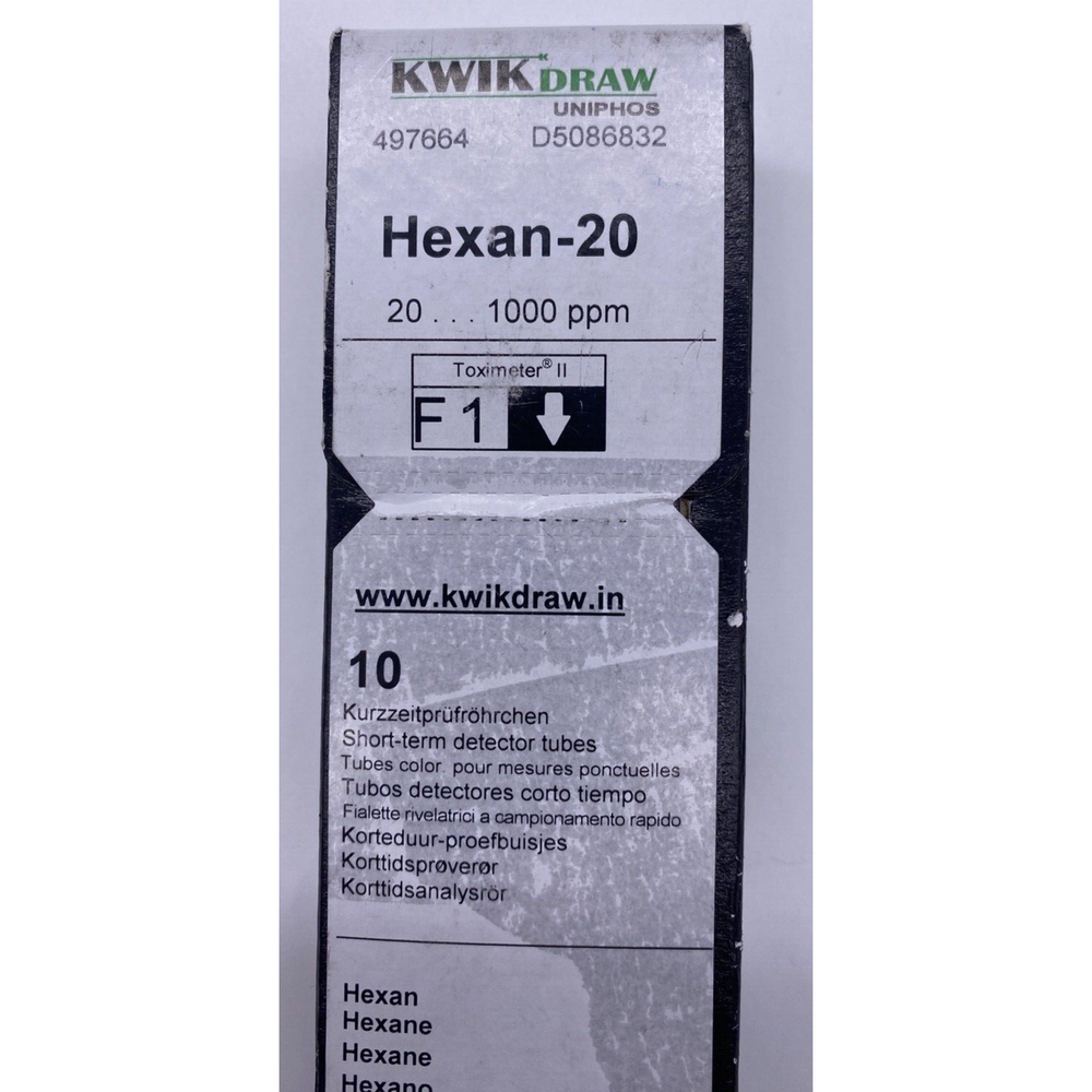 MSA 497664 HEXAN-20 DETECTOR TUBE 2 BOXES & NO2-0.5 TUBES 1 BOX SET
