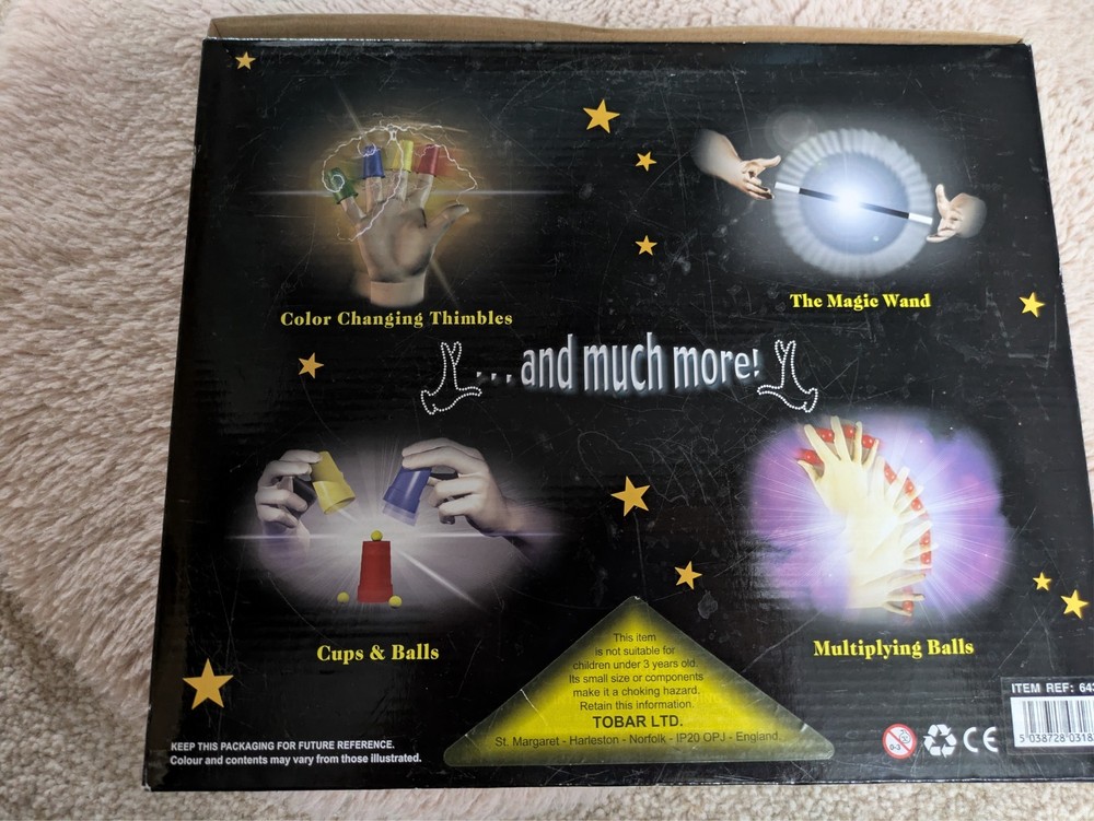 Eddy magic set opened never used - includes all pieces