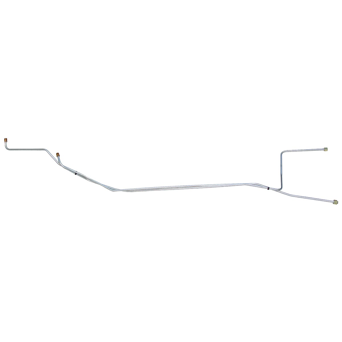 Transmission Cooler Lines 5/16" Tubes C6 V8 1973-75 Ford F100 F150 OE Steel 2pc