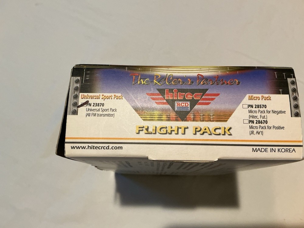 Rc Airplane Flight Pack By Hitec