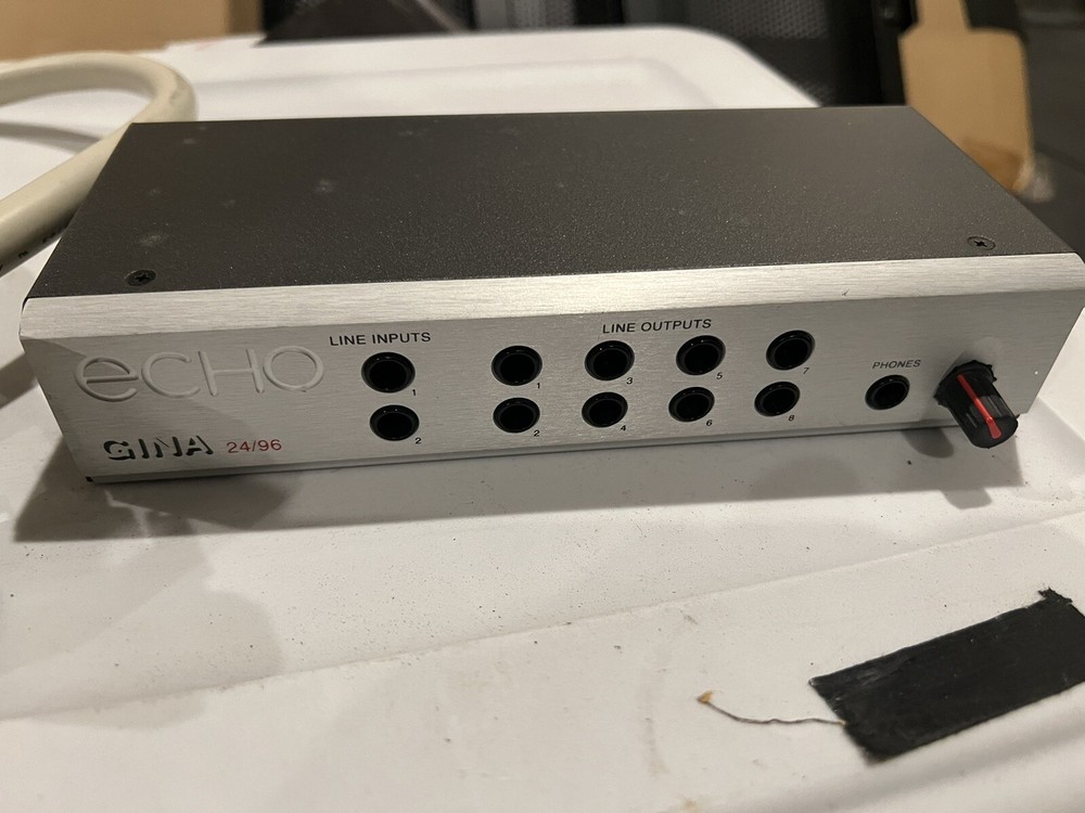 ECHO GINA 24/96 AUDIO INTERFACE BOX WITH COMPUTER CABLE