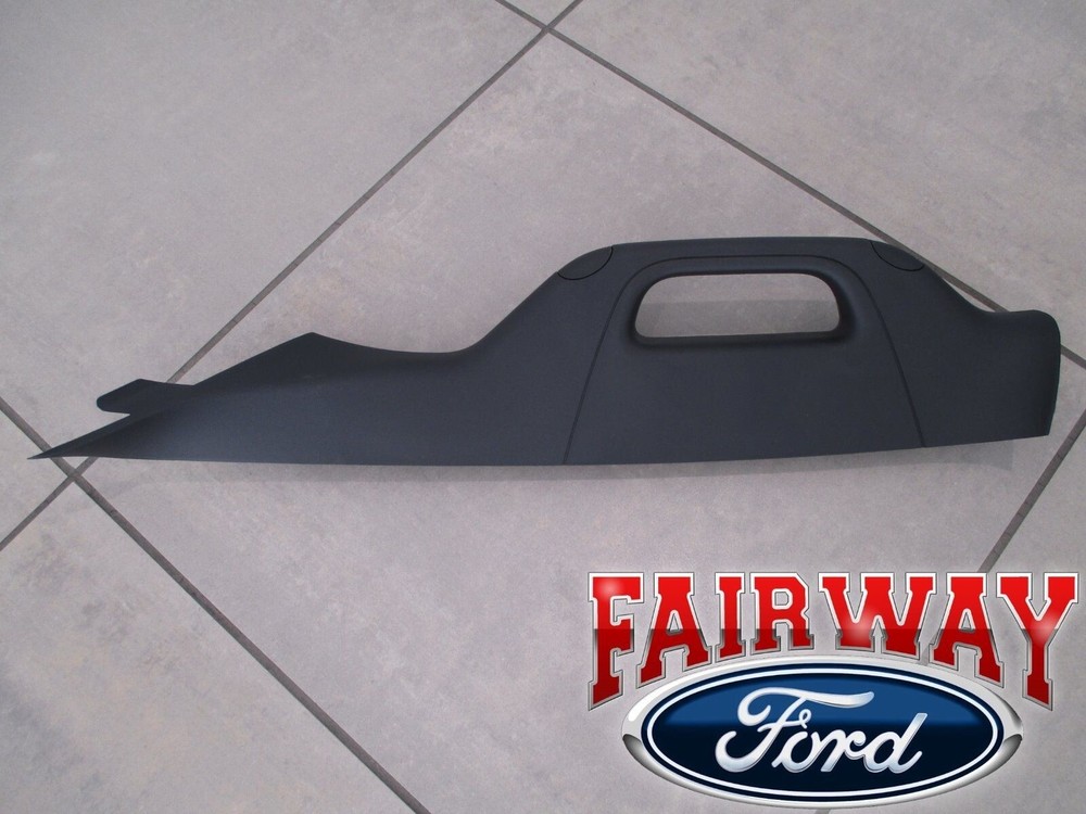11 thru 15 Super Duty OEM Ford LH Driver A-Pillar Trim w/ Handle Charcoal Black