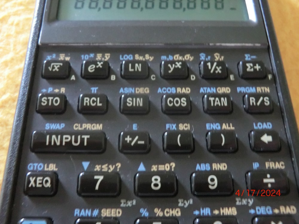 VINTAGE HP-21s Statistical Programmable Calculator