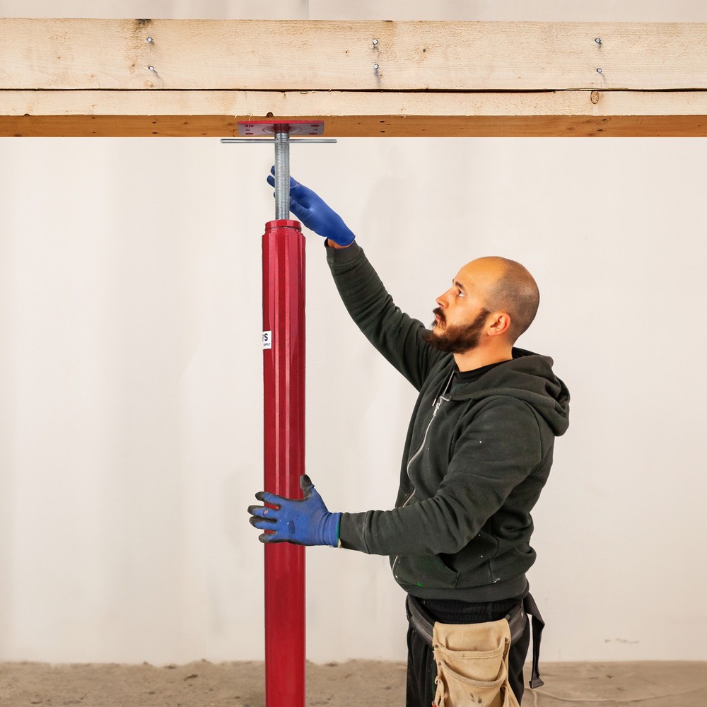 BISupply Adjustable Floor Jack Post Basement 2pk - 150in Ceiling Support Pole