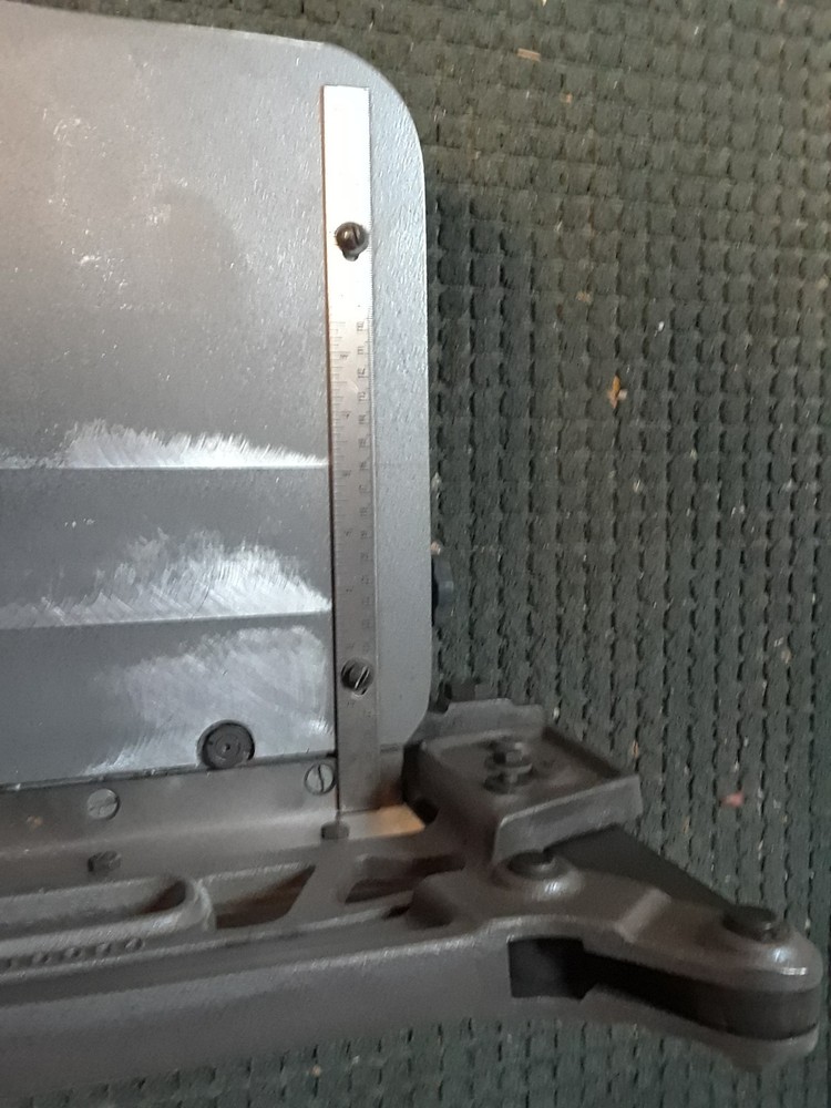 Guillotine Shear - 12" set up with Plastic Blade
