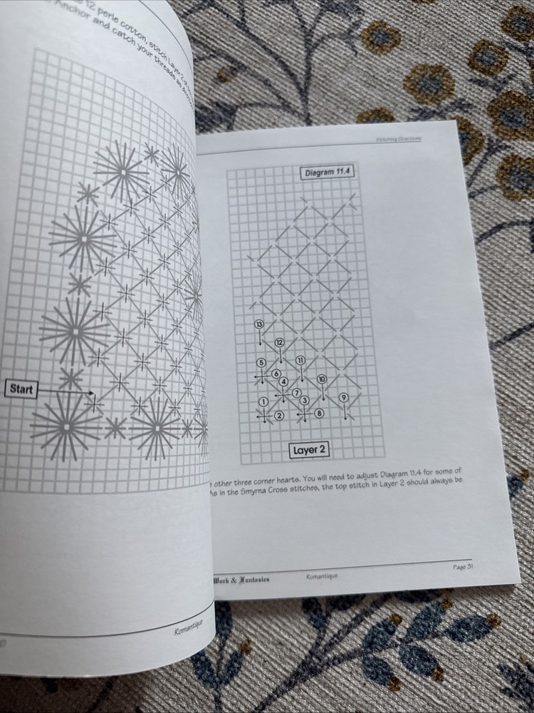 Fancy Work & Fantasies Needlepoint Pattern Book Main Graph