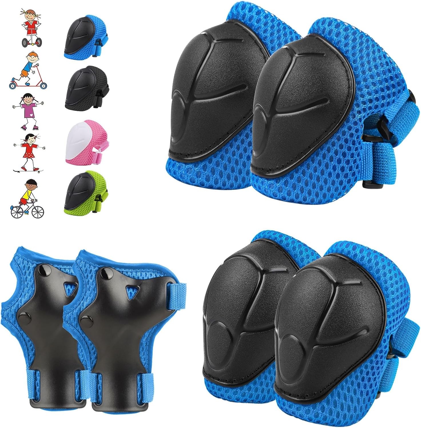 Kids Protective Gear Knee Pads for Kids Protective Gear Set Knee and Elbow Pads