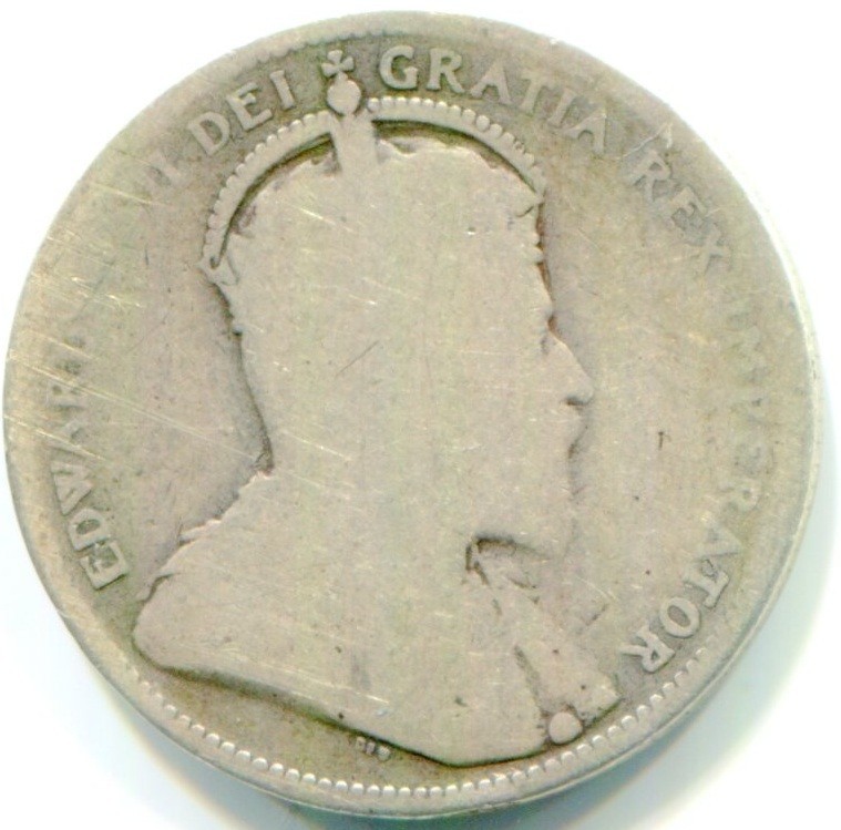 1905 Canada Silver Quarter / 25 Cents !!