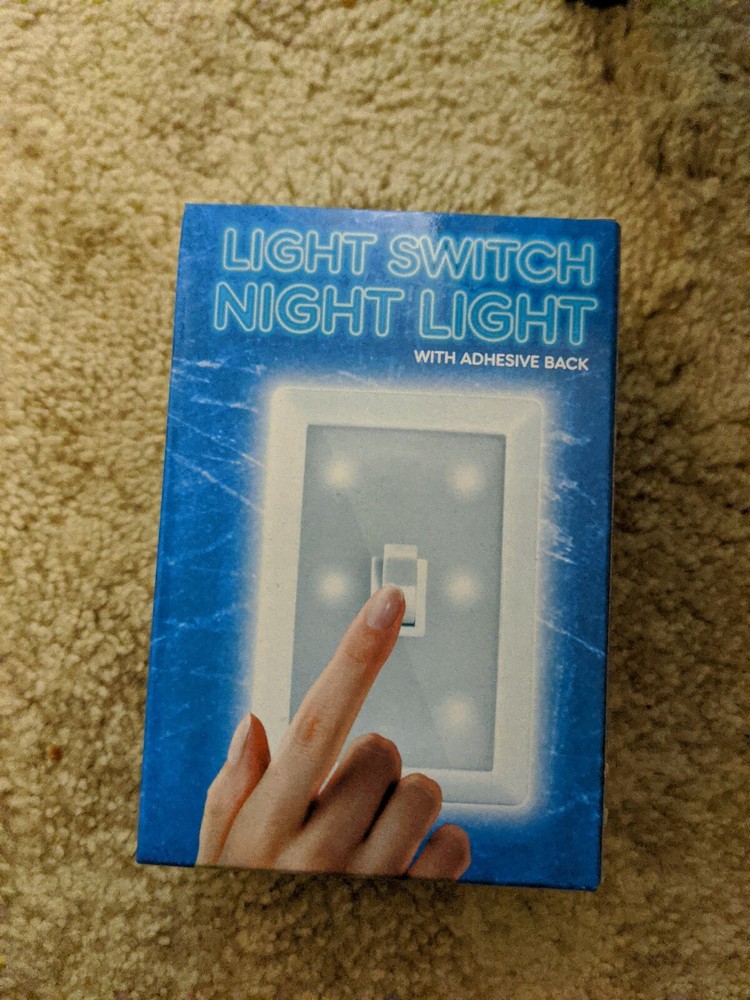 Rare Prize Proz White Light Switch Night Light