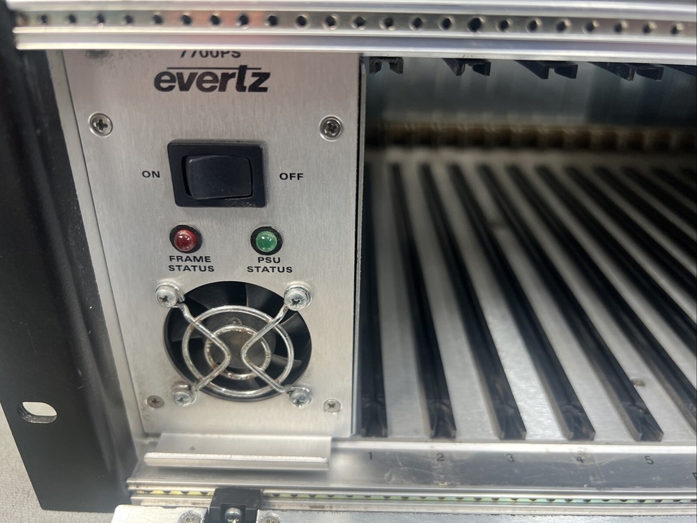 Evertz 7700FR-C Multiframe Chassis - No Cards