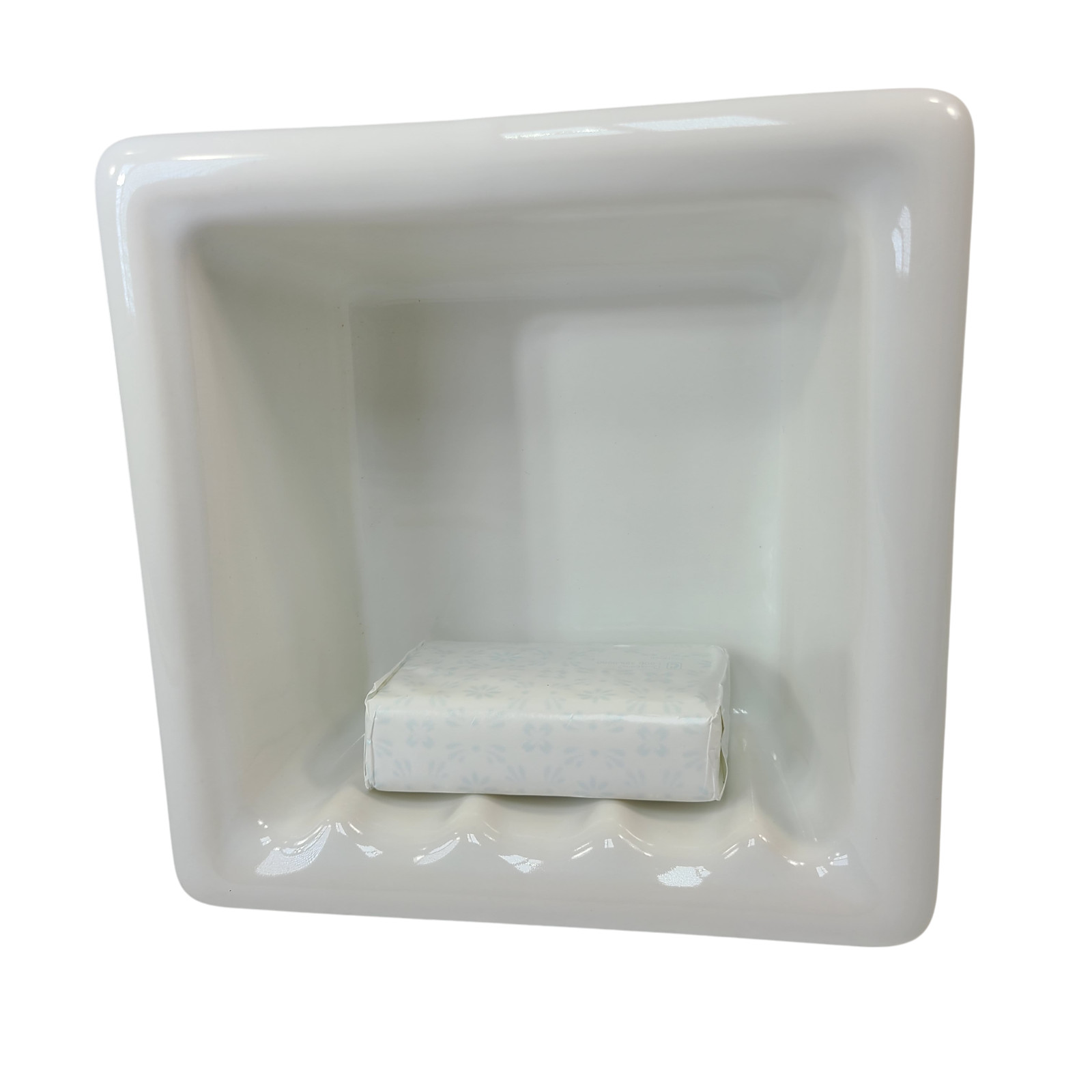 Kohler White Recessed Ceramic Tile Shower Wall Niche Soap Dish Tray Vintage K101