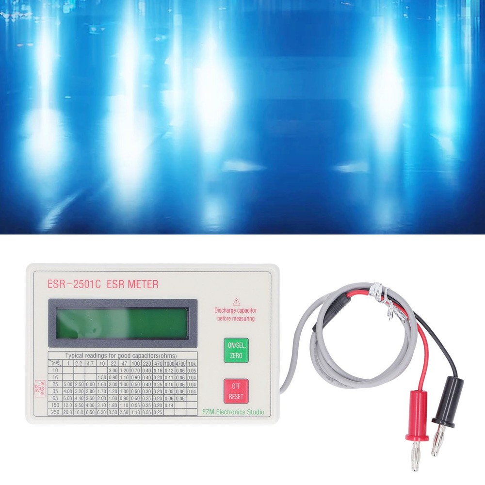 Handheld Capacitor Tester Smart Shutdown Function Capacitance Meter