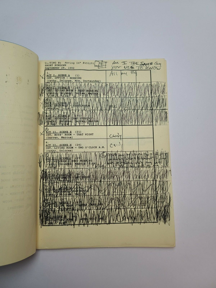 GETTING BY / William Bickley & Michael Warren 1992 TV Script, "Moving-In"