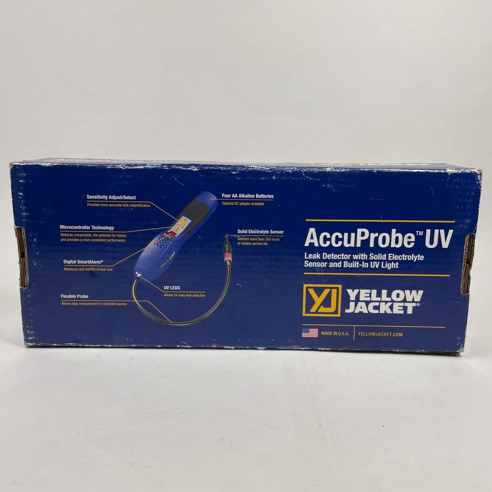 Yellow Jacket Accuprobe UV Leak Detector with Solid Electrolyte Sensor 69336