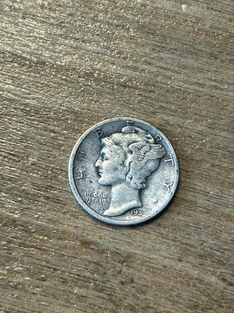 1937D Mercury Dime VG