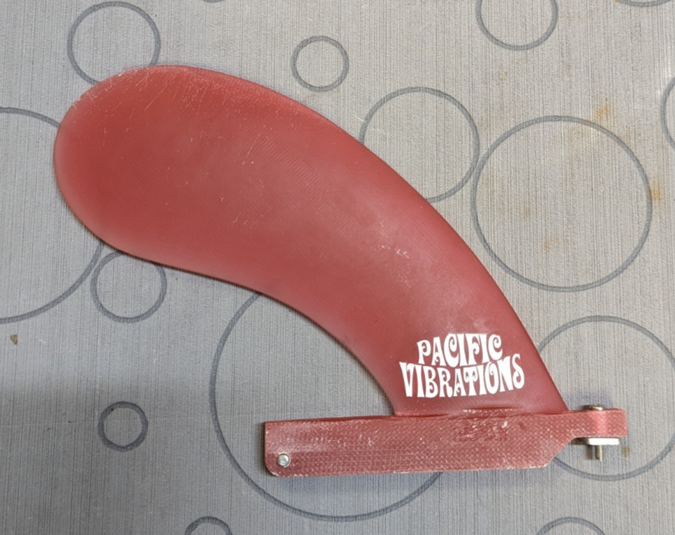 Pacific Vibrations Squirrel Tail Longboard Fin 7.0"