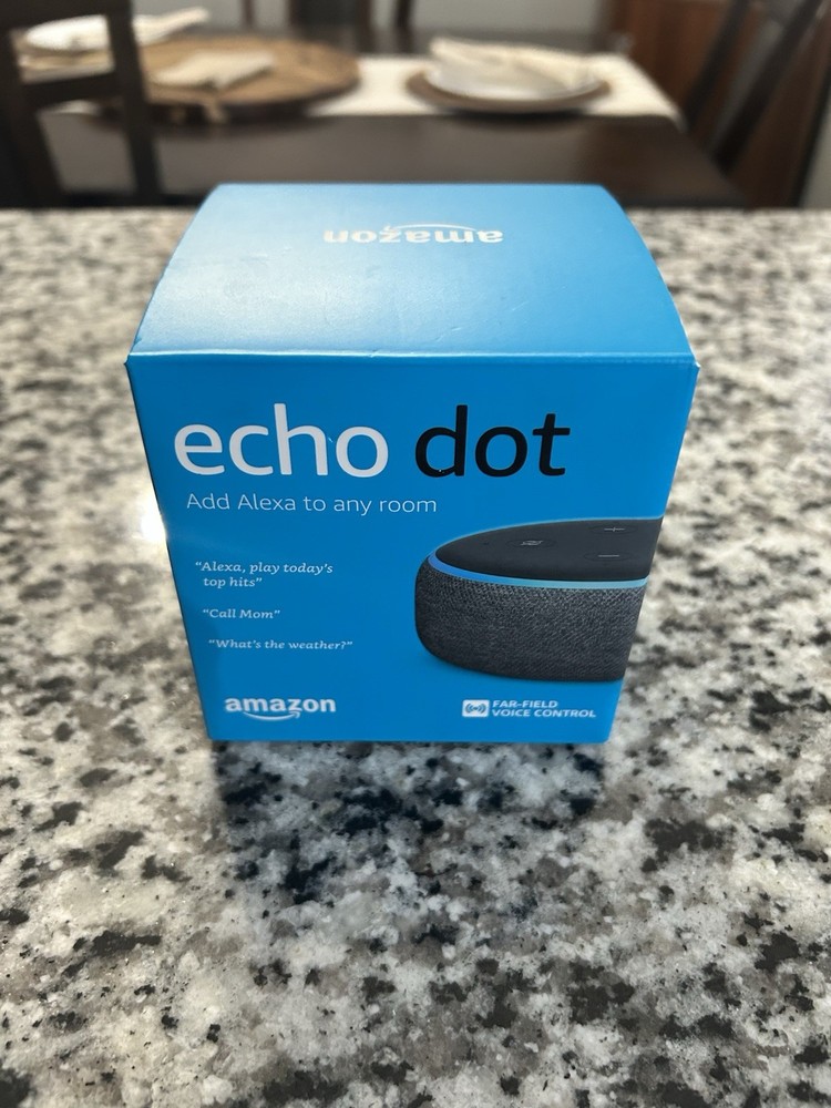 Amazon Echo Dot (3rd Generation) Smart Speaker - Charcoal 