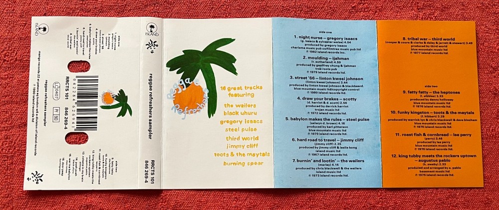 VARIOUS - CASSETTE TAPE - REGGAE REFRESHERS SAMPLER