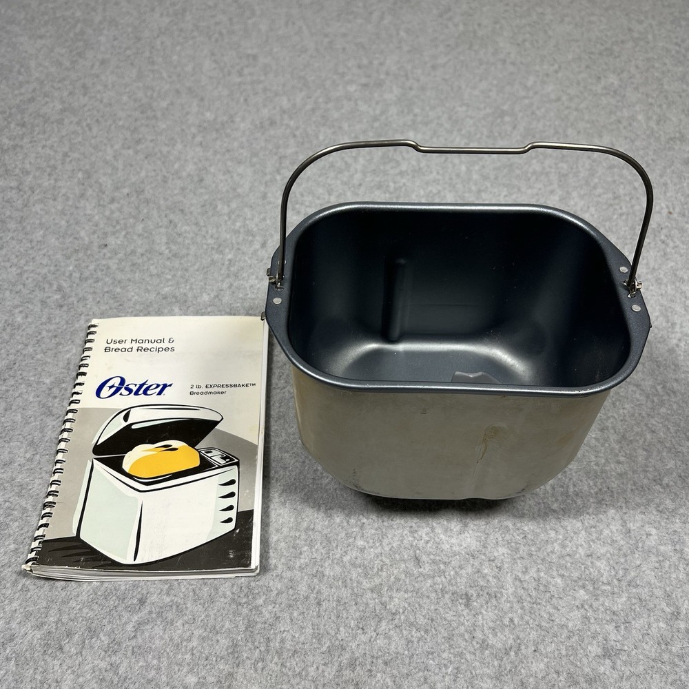 Breadmaker Pan Paddle & User Manuel for Oster Model 5834 2lb Expressbake