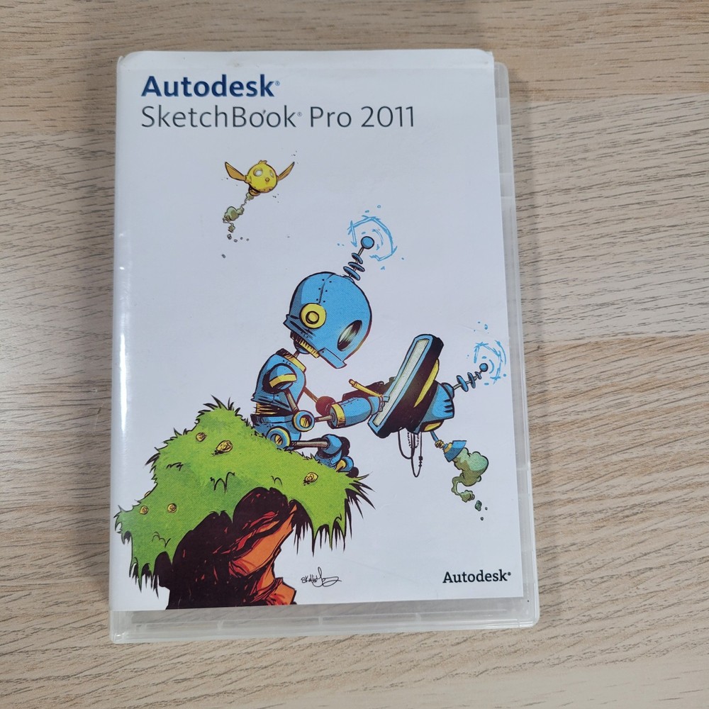 Autodesk SketchBook Pro 2011 Windows PC Software Product Key Disc Case