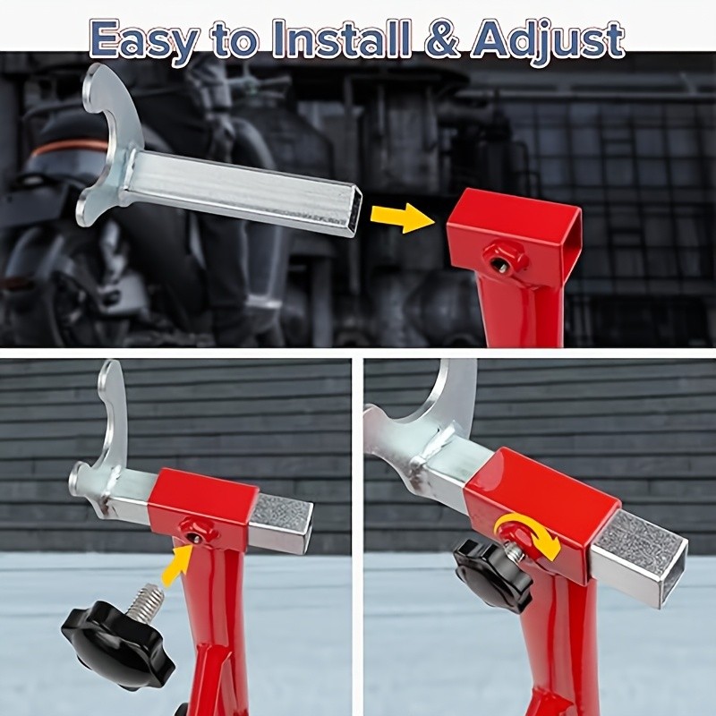 U-Shape Motorcycle Rear Wheel Stand Spool Lift Stand Paddock Frame Accessories