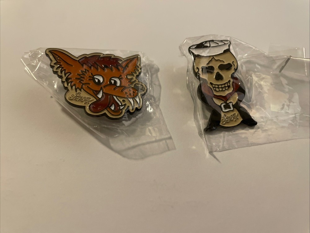 Sailor Jerry Rum Enamel Pin Set (2)