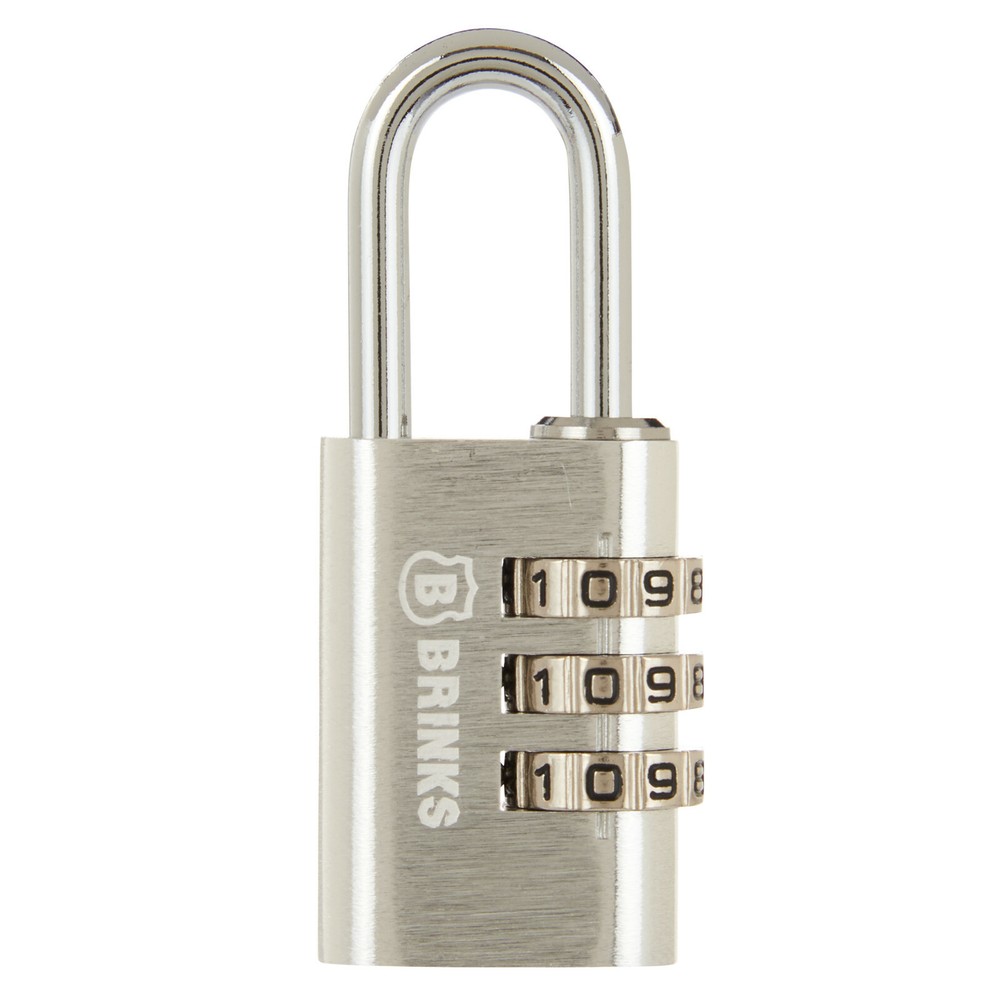 Brink's COMBO 3-DIAL COMBINATION RESETTABLE PADLOCK 30mm STANDARD SECURITY HQ