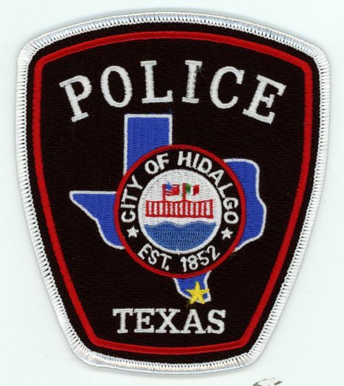 TEXAS TX HIDALGO POLICE NICE SHOULDER PATCH SHERIFF