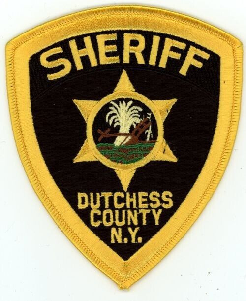 NEW YORK DUTCHESS COUNTY SHERIFF NICE SHOULDER PATCH POLICE BLACK