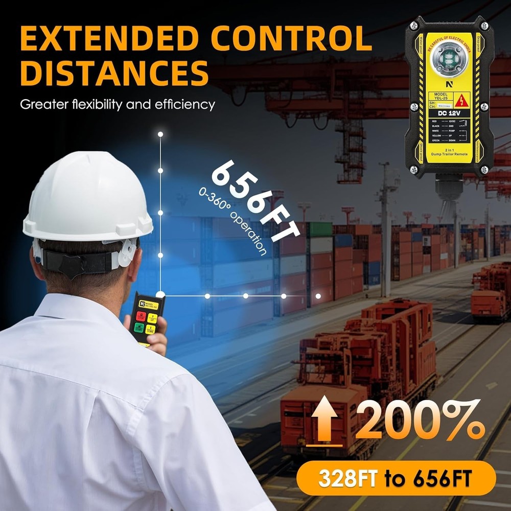 Innovative 2-in-1 Crane Remote - Reliable Control for Heavy Lifting Needs