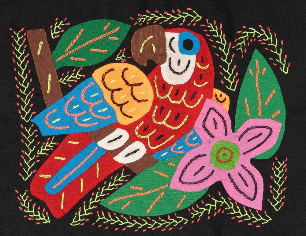 Multicolor Bird Red And Blue Molita