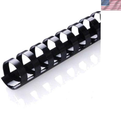 CFS 12mm Binding Spines - 100 Comb Pack, Flexible, Perfect for 90 Sheet Projects