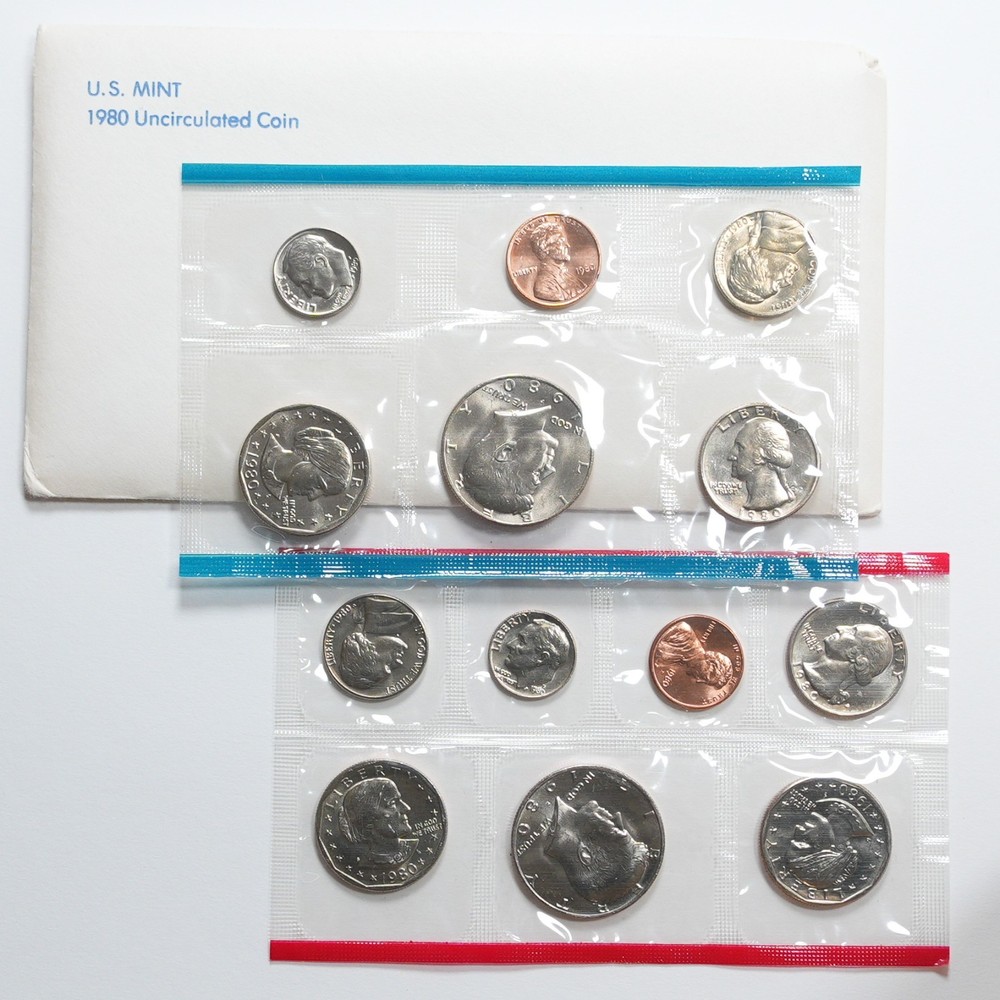 1980 US Mint Set - 13-Coin P&D Uncirculated