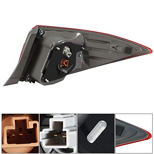 Outer Left Tail Light Assembly Replacement for Corolla 2014-2016 OE-Style