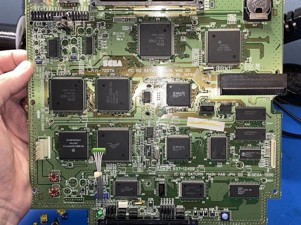 Sega Saturn Console Recap Capacitor Replacement Service